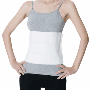 (XL) Abdominal Binder for Umbilical Hernias Post Surgery for Men and Women, Postpartum Tummy Tuck Support Belt Provides Slimming Bariatric Stomach Compression, High Elasticity, Breathable-XL