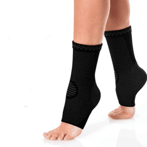 (XL) POWERLIX Ankle Support Brace 2 Pack, Ankle Brace for Men/Women/Kids, Support for Ligament Damage, Sports Protect, Injury Recovery, Plantar Fasciitis Foot Socks with Arch Support