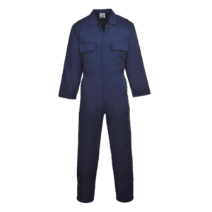 (4XL) Portwest S999 Men's Euro Workwear Polycotton Coverall Boiler Suit Overalls Navy, 4X-Large regular