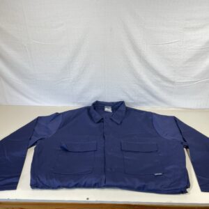 Portwest 2802 Men's Standard Work Coveralls - Durable Polycotton Protective Work Overalls Concealed Stud Workwear Multi Pocket Elastic Waist Boiler Suit for Mechanics/Warehouse/Garages/DIY, Navy, XXL