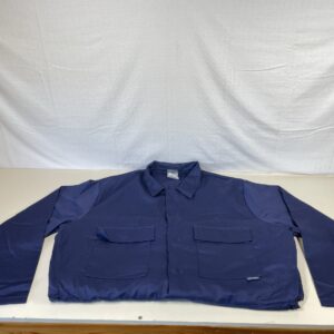 Portwest 2802 Men's Standard Work Coveralls - Durable Polycotton Protective Work Overalls Concealed Stud Workwear Multi Pocket Elastic Waist Boiler Suit for Mechanics/Warehouse/Garages/DIY, Navy, XXL