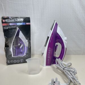 Russell Hobbs Supreme Steam Traditional Iron 23060 - 2400 W, Purple/White