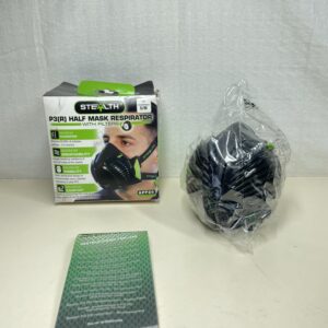 Stealth Mask P3 S/M Dust Mask Respirator with HEPAC Replaceable Filters for Ultimate Safety, Respirator Mask with 99.99% Particle Filtration, Construction & Dust Masks for Building Work, Welding Mask.