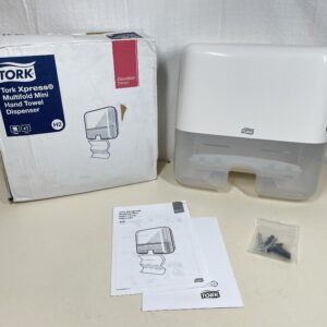Tork Xpress Multifold Mini Hand Towel Dispenser 552100 - H2 Paper Towel Dispenser, Single Dispensing, Compact Design, White