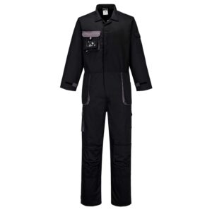 Portwest Texo TX15 Coverall Overalls Black Medium 176cm Knee Pad Pockets