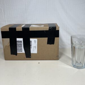 AmazonCommercial Gibraltar Drinking Glass Tumbler, 656 ml, Set of 6