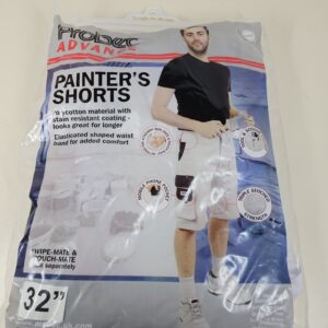 (32W) ProDec Advance Stain-Resistant, Hardwearing, Multi-Pocket Decorator's Shorts