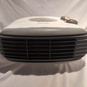 Warmlite WL44004 Portable Flat Fan Heater with 2 Heat Settings and Overheat Protection, 2000W, White