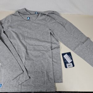 Adar Underscrubs for Women 2 Pack XXS Dark Marl Gray - Long Sleeve Underscrub Comfort Tee