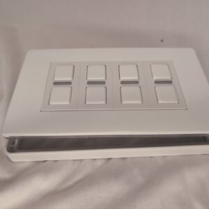 Lightwave LP24WHMK2 Smart Dimmer with Energy Monitoring, 4 Gang, White Metal - Works with Alexa, Google Assistant, HomeKit. iOS & Android Compatible