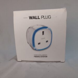 FIBARO Wall Plug/Z-Wave Plus Wireless Smart Socket, Type G, FGWPG-111, White