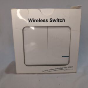 Mengshen Wireless Lights Switch Kit, 1 Three-Gang Switch + 1 Receiver, No Wiring Required, Easy to Install