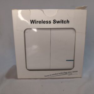 Mengshen Wireless Lights Switch Kit, 1 Three-Gang Switch + 1 Receiver, No Wiring Required, Easy to Install