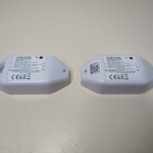 Meross WLAN Switch Works with Apple HomeKit, Smart Switch Remote Control with Siri Alexa, Google Assistant, SmartThings, DIY Smart for Electric Household Appliances, 2 Pack