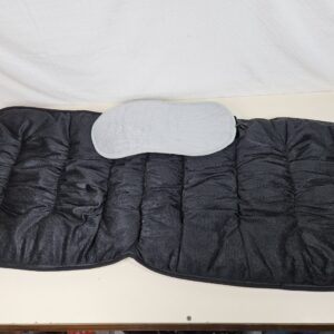 CGEAMDY Cushioned Car Seat Cover, Warm Short Plush Seat Cushion for Front Rear Pad, Soft Fuzzy Seat Protector for Winter, Auto Interior Women Men Accessories, for Vehicles, SUV, Truck (Black)