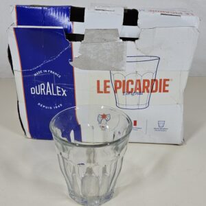 Duralex 25 cl Picardie Tumbler, Pack of 6, Clear Glass- Transparent
