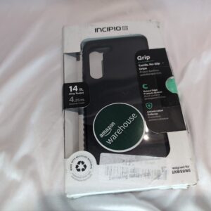 Incipio Grip Series Case for Samsung Galaxy S23, Multi-Directional Grip, 14 ft (4.3m) Drop Protection - Black