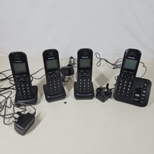 Panasonic KX-TGC220E Quad Cordless Phone with Answering Machine