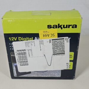 Sakura SS5332 Digital Air Compressor 12V For Cars, Inflator, Inflatables and Bicycles