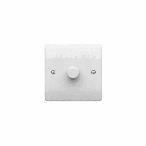 MK K1531WHI 1-Gang 250V 250W Rotary Dimmer