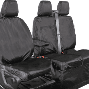 Waterproof Seat Cover Co, Ford Transit Custom Tailored Waterproof Seat Covers with Transit Custom Embroidery - Front 3 Seat Set