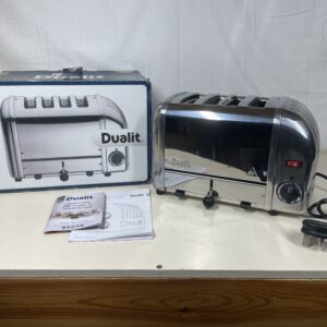 Dualit 4 Slice Combi Toaster 42174 - Polished, Stainless Steel