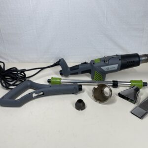 VOUNOT 5-in-1 Electric Weed Burner Hot Air Gun 2000 W with 5 m Cable and 5 Nozzles Flame Device Barbecue Lighter Without Gas or Flame