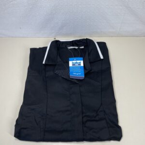 Portwest Classic Hospital Tunic - Color: Black, Size: Small, LW20BKRS