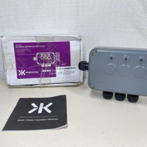 Knightsbridge IP663G Outdoor Remote Switch Box, 230 V, 3G , Grey
