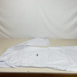 Portwest 2852 Standard Lab Coat Kingsmill Polycotton Professional Protective Workwear Concealed Stud 3 Pocket Storage Durable Comfortable Non-Shrinking, White, XXL