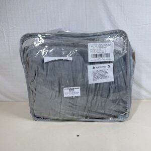 DREAMLANDING Gravity Weighted Blanket With Replaceable Cover, Glass Beads Filling Weighted Blanket For Adults, Anxiety Heavy Blanket (Teal Blue, 150 * 200cm,6.8kg)