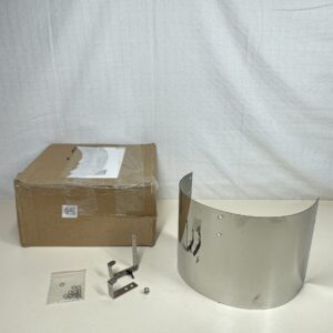 Aramox Car Air Intake Filter Cover Heat Shield Stainless Steel Chrome Plated – Silver 2.5in-3.5in