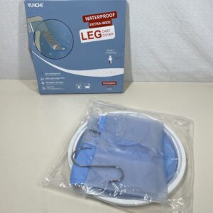 YUNCHI Waterproof Full Leg Cast Cover for Shower - Extra Wide for Adults Knee Brace, Large Plaster Dressings, After Operation Boots, Non Slip Durable Reusable Protectors 2023 Upgraded (XL Full Leg)