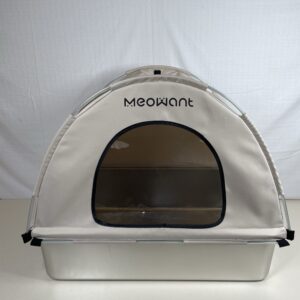 MeoWant Cat Litter Box - Enclosed Non-Stick Surface – XXL Extra Large Tray with Cloth Cover