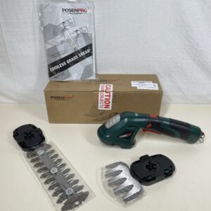 Cordless Hedge Trimmer 7.2V, Grass Shear & Electric Shrub Trimmer - 2 in 1 Handheld Grass Cutter, Hedge Shear with 180° Rotatable Handle, Ideal for Garden, Yard and Lawn