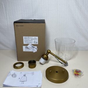 Yosoan Industrial Seeded Glass Wall Light Sconce – Antique