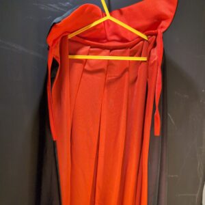 Vampire Cape Adults Cosplay Cloak – Black Red