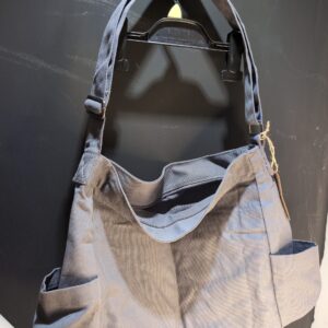 Canvas Hobo Crossbody Bag Large Capacity Versatile Tote – Grey