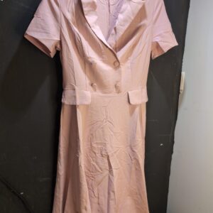 Bridesmay Women's Vintage Cocktail Dress A-Line Modest Fit and Flare – Blush Midi S