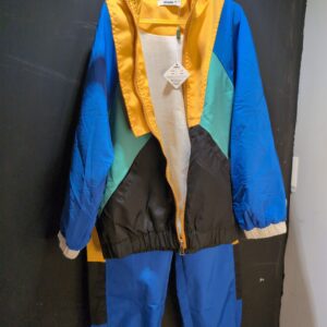 Kids Colour Block Hip Hop Dance Costume Set – Blue 6-7 Years