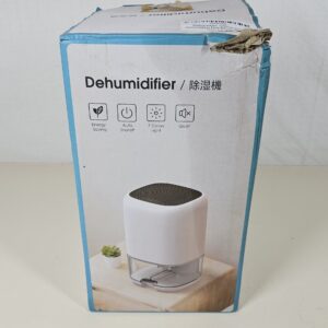 Dehumidifier 1000ml Small Dehumidifier Mini Electric Dehumidifier, Air Cleaner, Portable and Compact Ultra Quiet for Home, basements, Bedroom, Bathroom, Garage, Wardrobe DH-CS01 White