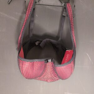 Rosme Lingerie Women's Balconette Bra with Padded Straps, Collection Kamila, Black, Size 34E