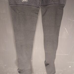 Beister 1 Pair Compression Stockings for Women & Men, 20-30 mmHg Thigh High Pressure Stockings with Dot Silicone Band, Open Toe Compression hose for Varicose Vein, Flight, Edema, DVT