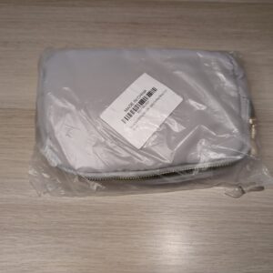 Unisex Mini Belt Bag with Adjustable Strap Crossbody Waist Bag for Workout Shopping Travelling Hiking (Grey)