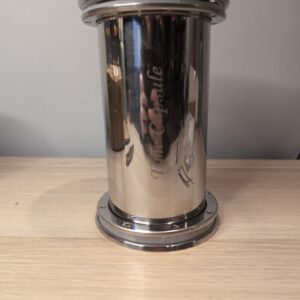 Time Capsule Container Stainless Steel Waterproof , 10.2 Inch – Silver