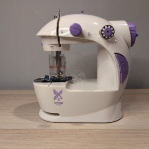 Mini Sewing Machine for Beginners Electric 42PCS Sewing Tools and Extension Table, Gift for Kids