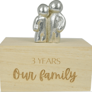 3 Year Anniversary Our Little Hugging Family Choose Amount of Children (0 Children)