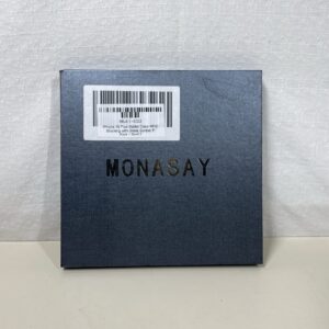 MONASAY iPhone 16 Plus Wallet Case RFID Blocking with Glass Screen Protector – Light Blue 6.7-inch