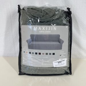 MAXIJIN Newest Jacquard Sofa Covers for 3 Seater, Super Stretch Non Slip Couch Cover for Dogs Pet Friendly 1-Piece Elastic Furniture Protector Sofa Slipcovers (3 Seater, Army Green)