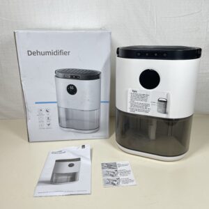 XAXAZON Dehumidifier 2300ML Dehumidifier for Home, , Dual Semiconductors & LED Lights - Damp, Mould Control, White, DH-CS02